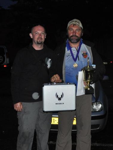 Awarding ceremony Open divisionWinner of division Open Andrey Kirisenko(RUS) with prize from Maxrounds presented by M. Synek