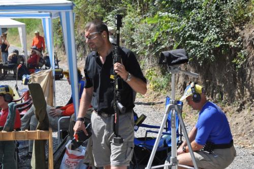 Gettin' ready...M. Kazda in action