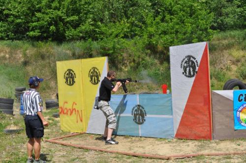 Search and hit stage...M. Kazda in action