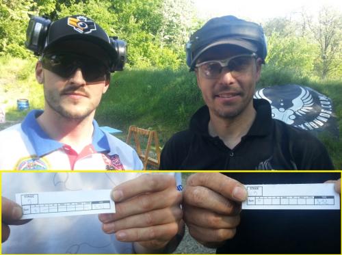 Mission impossible!We are even! F. Bindik and J. Rakusan(right)