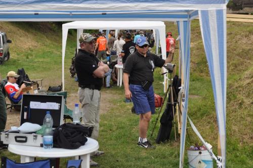 SeniorsFrom left - V. Polivka and J. Skoda - reading the stage