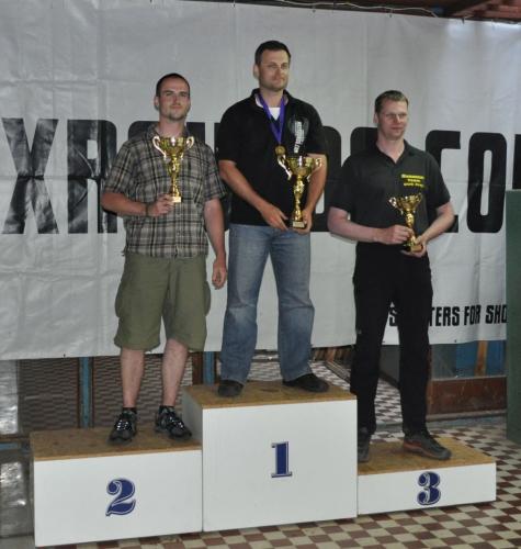 Open ceremony1st V. Vinduska(CZE, Maxrounds), 2nd F.Bindik(CZE, Maxrounds) and 3rd D. Frey(GER)