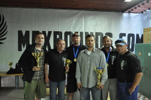 Medals for MaxroundsFrom left F. Bindik, V. Polivka, M. Synek, V. Vinduska, M. Kazda and J. Skoda