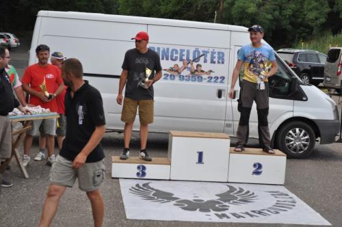 Awarding ceremony Open1st F. Bindik CZE Maxrounds, 2nd V. Vasin and 3rd C. Barsony HUN