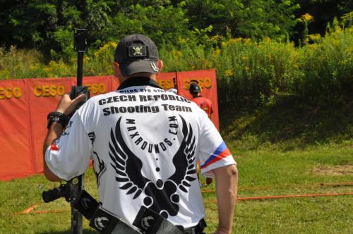 M. Synek in actionWaiting for his run