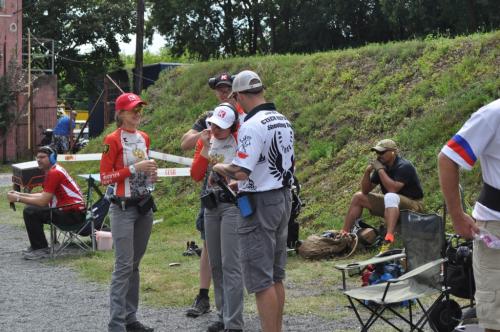F. Bindik in actionDiscussion with girls: M. Shvarts and A. Karelina