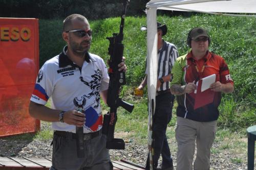 M. Kazda in actionStage done