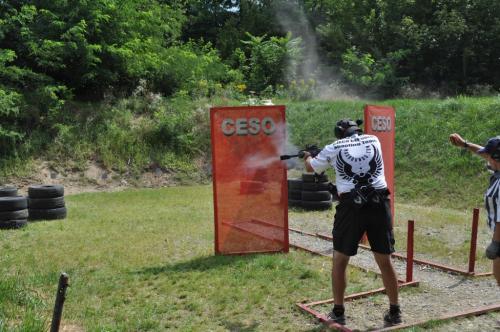 M. Synek in actionMuzzleBrake in action