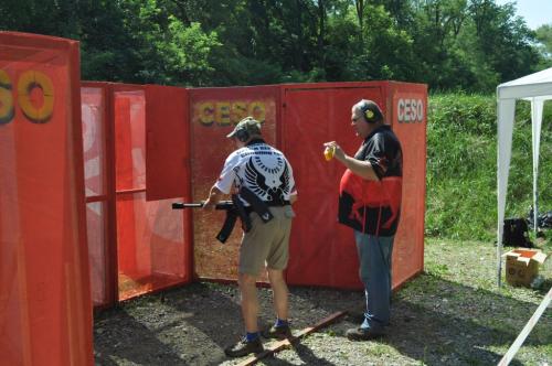 V. Polivka in actionSeconds before start