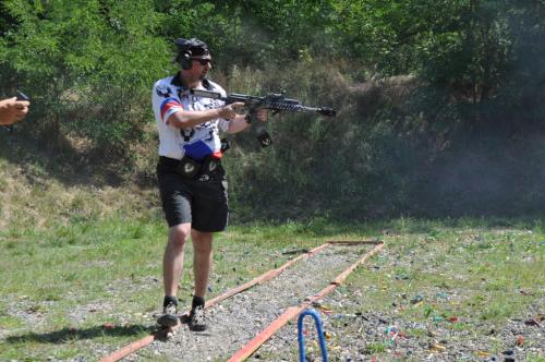 M. Synek in actionIn the move backwards