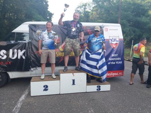 Open senior overal1st S. Terentev(RUS), 2nd F. Teodori(ITA) and 3rd E. Karalakis(GRE)