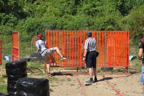 Last targetOne leg in the air...