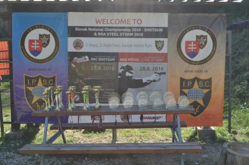 Cups and thropiesWaiting for awarding ceremony