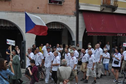 Opening ceremonyM. Synek with flag of Czech Republic!