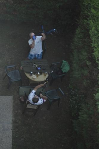 Night before startTime to clean the guns