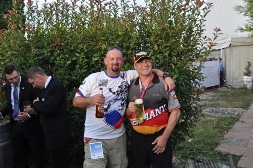 Beers!M. Synek and Klaus Peter Dose(right)