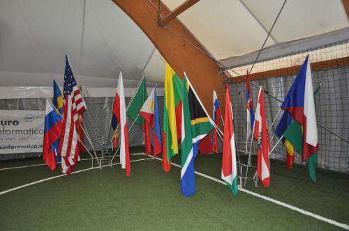 Awarding ceremonyFlags