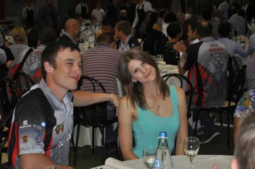 Awarding ceremonyRoman Khalitov and Alena Karelina