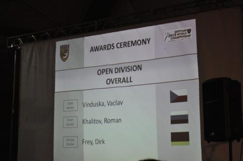 Awarding ceremony OpenDisplay: 1st V. Vinduska, 2nd R. Khalitov and 3rd D. Frey