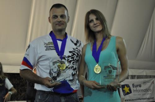 IPSC Shotgun Open World Champions 2015V. Vinduska CZE Maxrounds and A. Karelina RUS