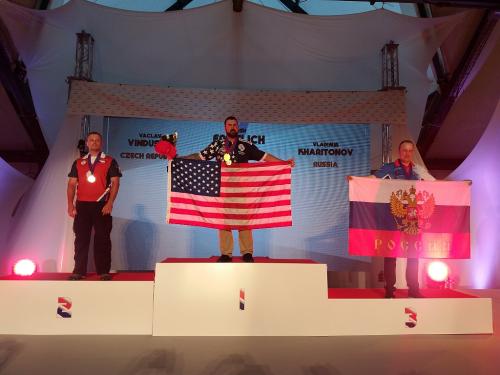 Open overal1st J. Froelich(USA), 2nd V. Vinduska(CZE) and 3rd V. Kharitonov(RUS)