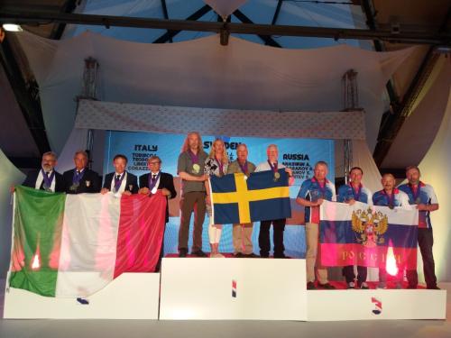 Open senior overal1st J. Hansen(SWE), 2nd J. Vidanes(USA) and 3rd L. Todisco(ITA)