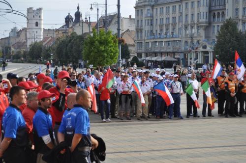 Opening ceremonyIn the middle of the Debrecen