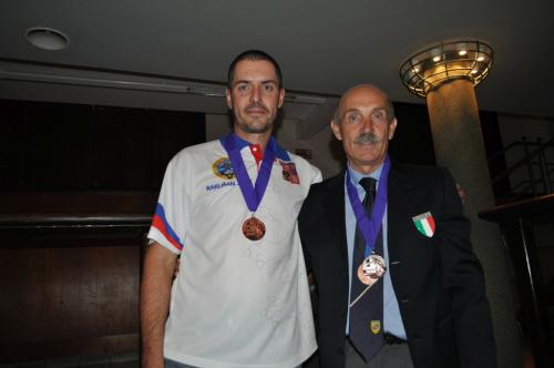 Awarding ceremonyJ. Rakusan(CZE, Maxrounds) and Mario Riilo(ITA)